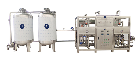 kaufen Industrielle materielle Kläranlage-Ausrüstung 5000L Ro-SUS304 pro Stunde online manufacture