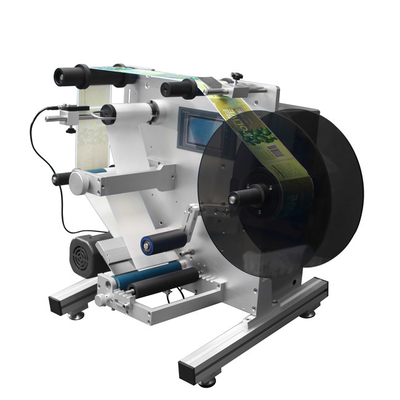 kaufen Halb automatischer runde Flaschen-Aufkleber-Etikettiermaschine mit Touch Screen online manufacture