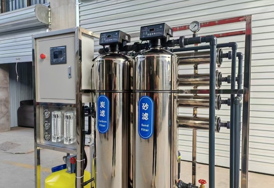 kaufen Ro Wasseraufbereitungsanlage 8040-2Kern Membrangehäuse und SS304 Material mit 99% Reinigungsrate online manufacture