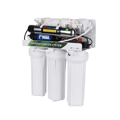 6 Kapazität des Stadiums-inländische UVwasser-Reinigungsapparat-Filters 75GPD 100GPD