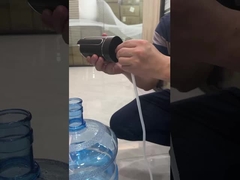 Schwarze Wasser-Pumpen-Zufuhr 800mAh USBs wieder aufladbare für Innenministerium